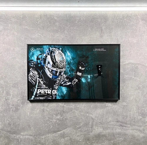 LEGO Art Wall Holder Frame 50x30 cm. Technic Mercedes-AMG F1 W14 42165