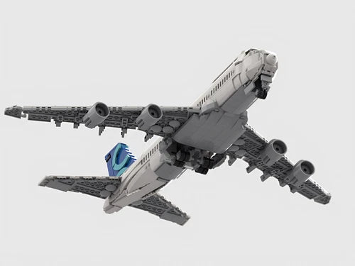 MOC-160693 Boeing 747 aircraft building blocks Toys Birthday Gift set