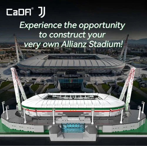 NEW CaDa Allianz Stadium Juventus C66021 - 3638 Pieces - Building Blocks Set