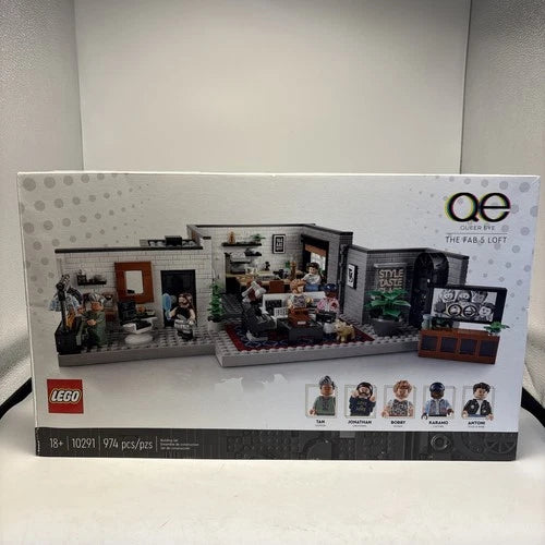 LEGO NIB Icons 10291 Queer Eye - The Fab 5 Loft Retired