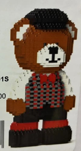 jekca micro building blocks "Welsh Bear" 1600 PCS