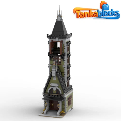 MOC-217609 Creative Halloween Ghost Tower building blocks Toys Christmas gift