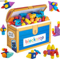 Blockaroo Magnetic Foam Building Blocks 100-Piece Set for Toddlers, BLXLBLD100