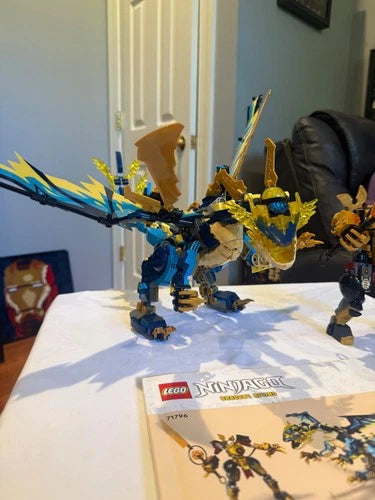 MEOW Ninjago Elemental Dragon vs. The Empress Mech 71796 Used No Minifigures