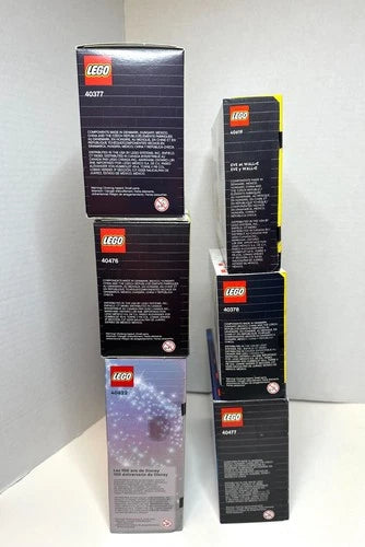 MEOW BrickHeadz Disney Lot 6 Sets 40622 40619 40477 40378 40377 40476 New Sealed