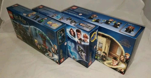 🔥 MEOW LOT 3X Harry Potter Wizardly World SEALED Retired SETS 76386 76400 75945