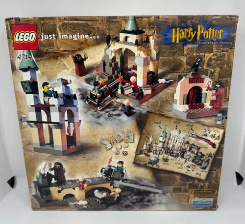 MEOW Harry Potter Gringotts Bank 4714 Sorcerers Stone Hagrid 2002 Complete