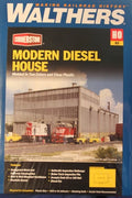 Walthers Cornerstone - Modern Diesel House - Kit - HO Scale - 933-2916