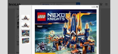 LEGO Knighton Castle- used. Might have missing parts- no mini figs-Item No: 703