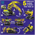 DIY Educational Gift: 5 in 1 Building Toys STEM Kit for Kids//