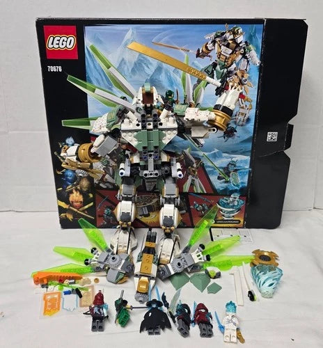 MEOW NINJAGO 70676 Lloyd's Titan Mech 99% COMPLETE All Builds & Minifigures