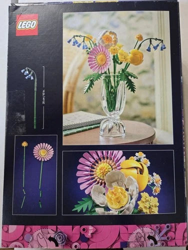 LEGO Botanicals: Petite Sunny Bouquet #10347, Used, with NIB Light Kit (2025)