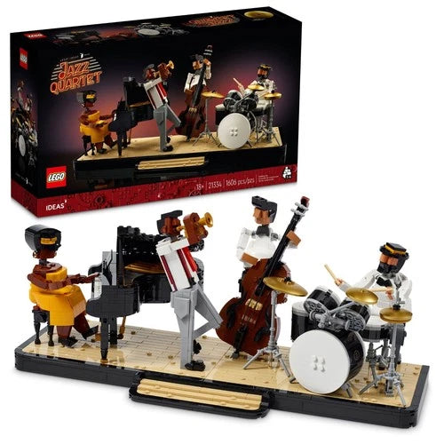 MEOW Ideas Jazz Quartet Building Set Model Kit Music Adults 21334 R87242963