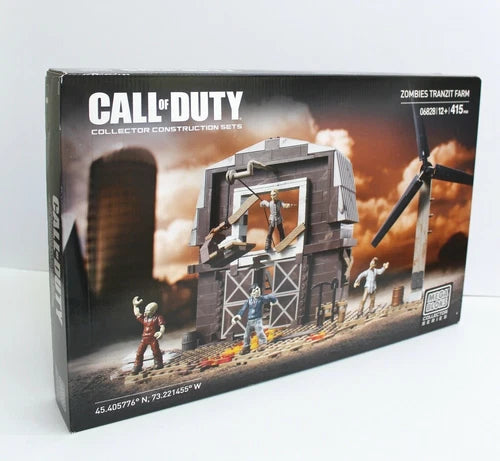 Mega Bloks Call Of Duty Zombies TranZit Farm Building Set 06828 Sealed