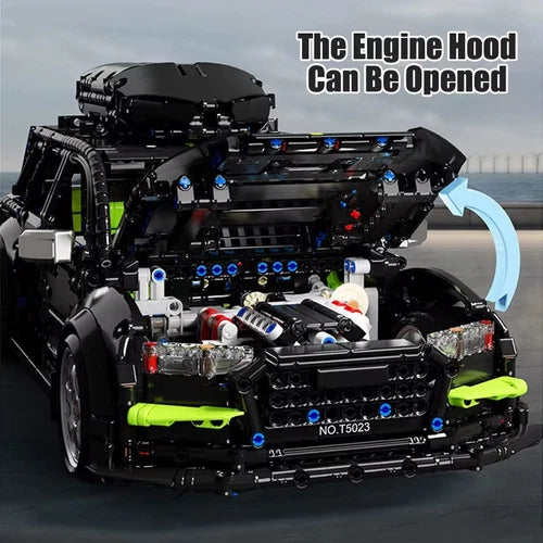 2896 pcs Audi RS6 Touring Car Building Blocks Set New