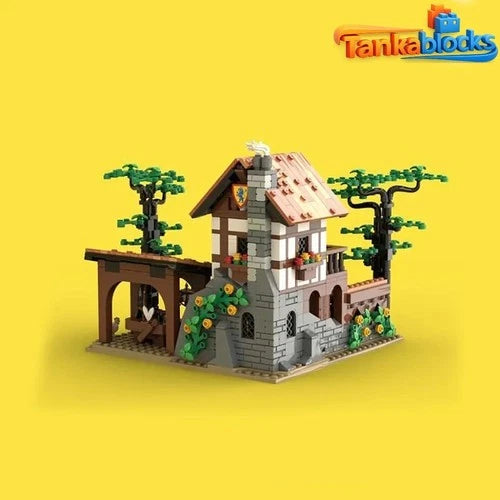 MOC-134494 Archery Range Expansion for Lion Knight Castle Building Set 908 Parts