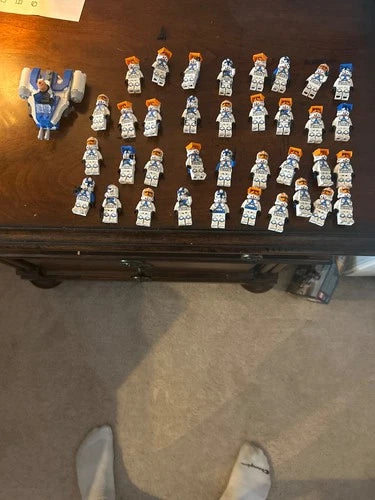crazy Lego clone lot plus Captain Rex with no helmet