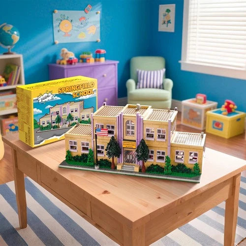 NEW Springfield Elementary School Modular Building Blocks Architecture 3500 PCS