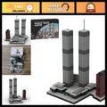 World Trade Center Building Blocks Set 1:2000 - 982 Pieces Landmark Model Decor