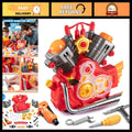 STEM Engine Model Building Kit Toy with Lights & Sounds for Ages 3+, Fun Learnin