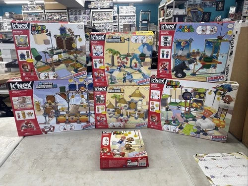 Knex Mario Multiple Building Sets Sealed Bags K’nex Opened Boxes