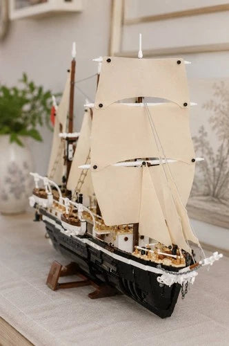 Sailing Ship Large Model Building Block Set Approx. 3011 Pcs Generic No Box