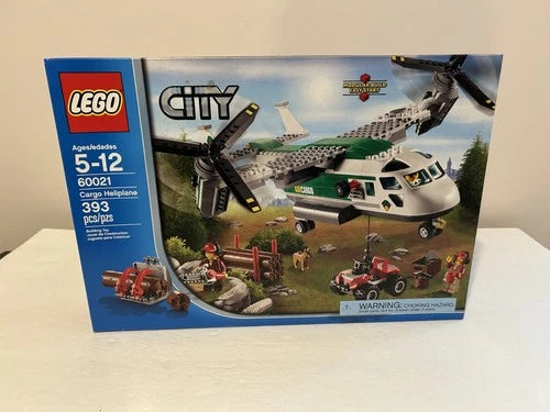 MEOW City Cargo Heliplane Set 60021 New Sealed Retired 393 Pieces