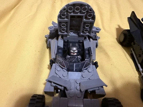 MEOW Batman Vehicles Lot Gray Batmobile/Tumbler Black Car Builds Batman Minifig