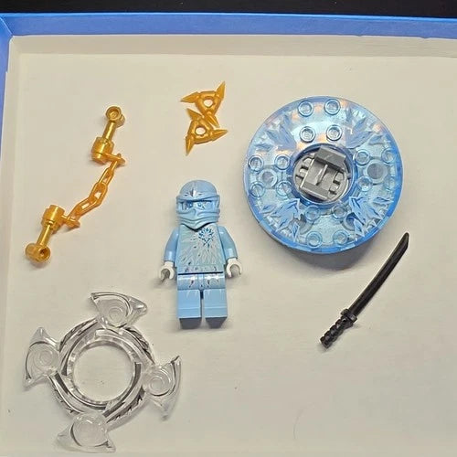 LEGO Ninjago NRG Zane With Spinner!!