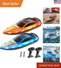 Dual Speed Remote Control Boat for Kids - Fun Racing & Self-Righting Design