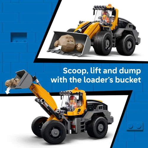 MEOW City Dump Truck & Front End Loader - Building Toy for Boys & Girls, Ages 8+