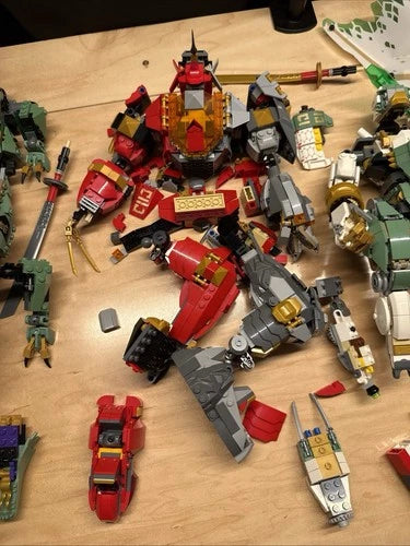 LEGO NINJAGO Bulk Parts Lot from NINJAGO Mechs And Dragons- Incomplete Sets