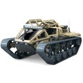 RC Tank High Speed Crawler Drift Tank Off-Road 360° Rotation with Light-Yellow
