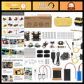 Beginner 3D Printing STEM Kit - DIY RC Car, Programmable Robotics, Coding Set