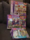 3 LEGO Friends Set Heartlake Sports Centre 41312 - Downtown Bakery 41006 & 41033