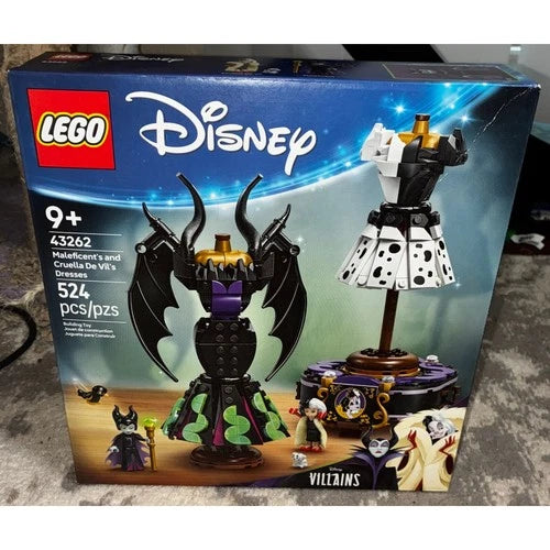 Lego Disey Villains Maleficent's & Cruella De Vil's Dresses Building Set (NWT)
