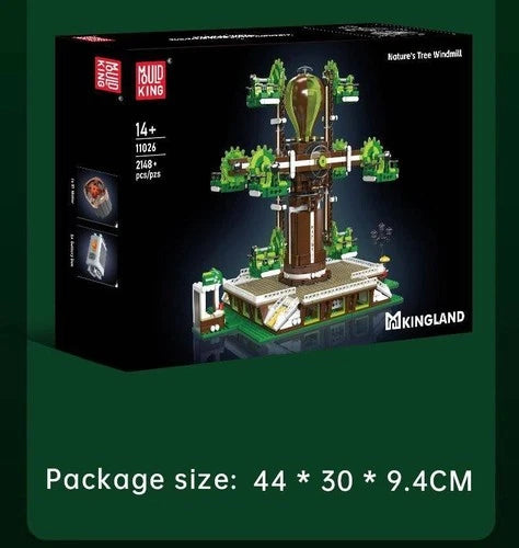 Mould King 11026 Wooden Windmill with Motor Building Blocks 2148pcs