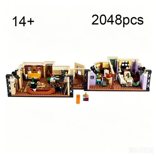 NEW Friends TV Show Apartments 10292 2048 PCS Building Blocks Gift Set
