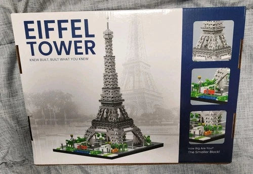 Famous French Architecture Eiffel Tower Architecture Blocks Set 8986 Boxed 14+
