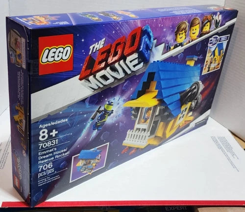 The LEGO Movie 2 Emmet's Dream House/Rescue Rocket! (70831) Sealed Retired -NISB