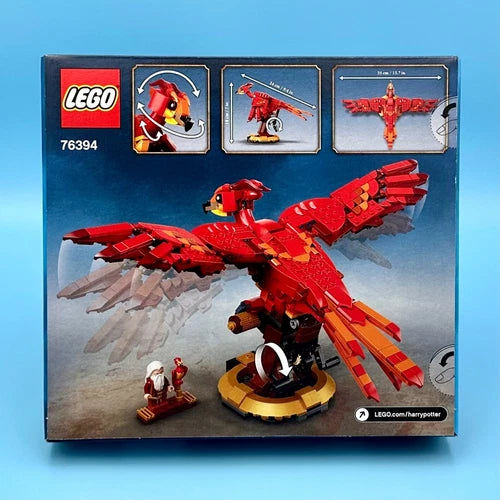 LEGO Harry Potter Fawkes, Dumbledore’s Phoenix Bird 76394 Dumbledore Minifigure