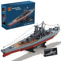 MISINI M7001 1:300 Japanese Yamato Battleship Building Blocks Set, 2569 Piece...