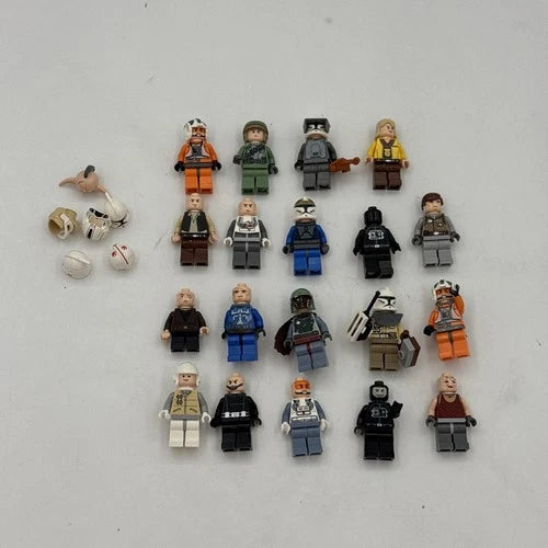 19 MEOW Star Wars Minifigures w Accessories Storm Troopers Luke Fett ++++