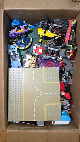MEOW Bulk Lot 22.4 lbs Mixed Bricks Parts Ninjago Batman Friends Technic As-Is