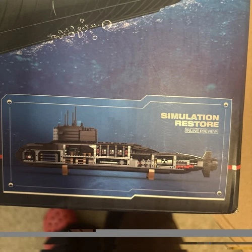 Strategic Nuclear Submarine Toy Building Blocks Set for Adult , WW2 Historica...