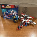 MEOW Super Heroes 76049 Avenjet Space Mission 99% Complete Missing Iron Man