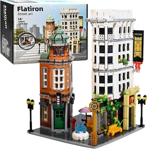 Falagil New York Flatiron Building Blocks,4500 PCS New York Landmark for Adults