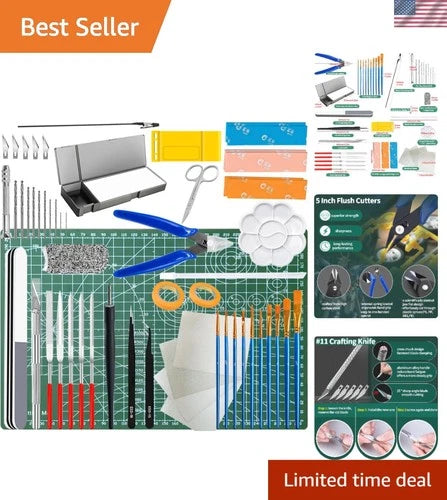 69Pcs Professional Gundam Model Tool Kit for Cars, Airplanes, Buildings, Robo...