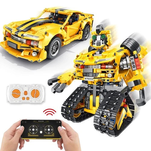 Sciencow 2-in-1 STEM Building Toys for Kids Ages 8-12, APP & Remote Controlle...