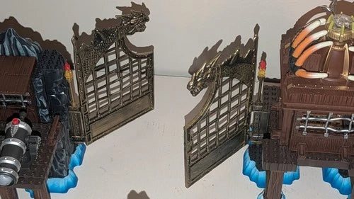 Vintage Mega Bloks Dragons 9885 Marauders Cliff - COMPLETE
